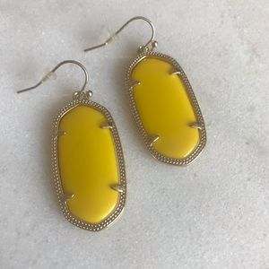 Kendra Scott Accessories - Kendra Scott “Dani” Earrings- Yellow Kendra Scott Accessories - Kendra Scott “Dani” Earrings- Yellow